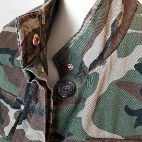 Charlotte Russe Camo Utility Jacket, Size S - Picture 5 of 14